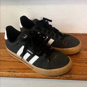 Adidas Charcoal and White Casual Sneakers